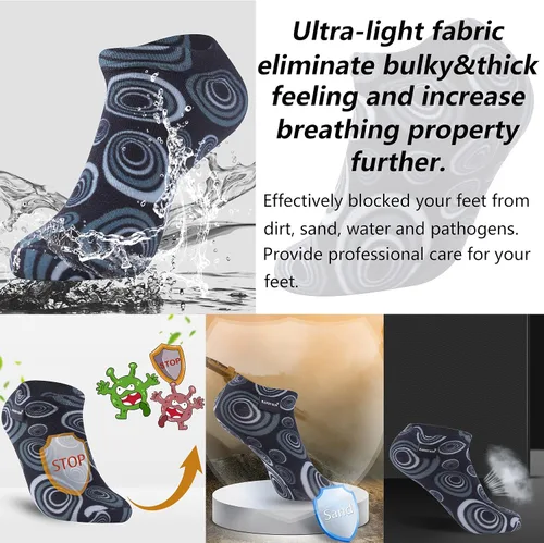 Miniatura 5 de RANDY SUN Calcetines impermeables unisex para ciclismo caza pesca correr 1 par