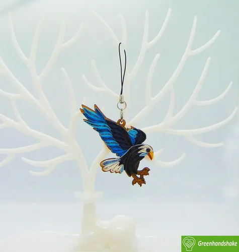 Miniatura 2 de Colección Quilling Bird Lovers – Adornos de quilling hechos a mano para amantes de los animales, decoraciones para el hogar y días festivos, dijes