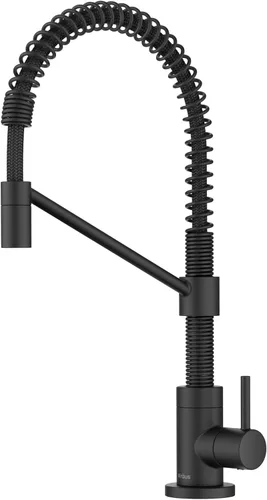 Miniatura 18 de KRAUS Bolden Grifo de filtro de agua potable de una sola manija para ósmosis inversa o sistema de filtración de agua en bronce champán antiguo sin