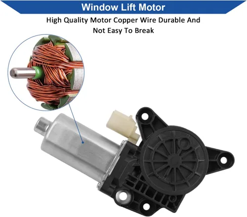 Miniatura 5 de Obaee 748-508 Regulador de Ventana Eléctrica Delantero Izquierdo del Lado del Conductor y Conjunto de Motor Compatible con Dodge Grand Caravan