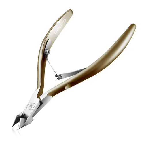 Miniatura 9 de opove X7 - Cortadora de cutículas, cortaúñas de acero inoxidable, removedor de uñas extremadamente afilado, herramienta de manicura y pedicura opove