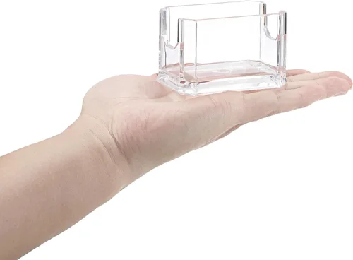 Miniatura 7 de ELLDOO Juego de 4 soportes para paquetes de azúcar, azucarero acrílico para restaurante, organizador de bolsas de té, soporte para paquetes