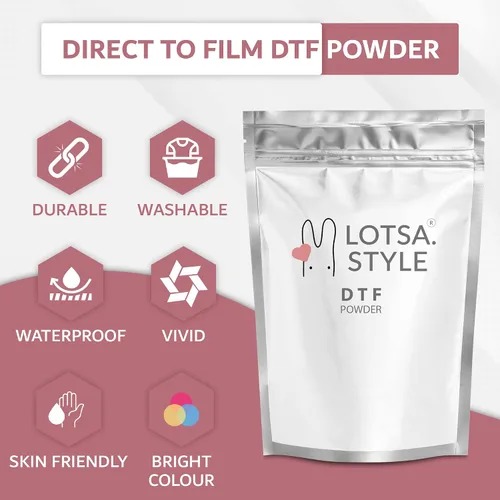 Miniatura 4 de Direct to Film DTF - Adhesivo termofusible de transferencia digital para impresión directa para camiseta (35.3 onzas, 2.2 lbs, negro)