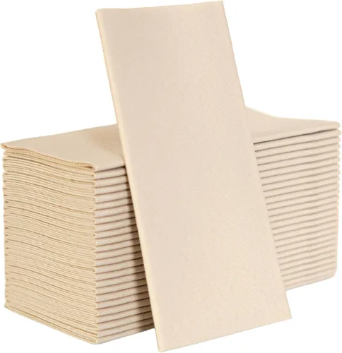 Miniatura 14 de Servilletas de papel azul bebé, tela desechable de lino como servilletas de cena, toallas de mano, suaves, absorbentes, servilletas de mano de papel