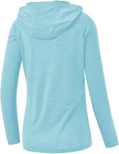 Miniatura 2 de TBMPOY - Camiseta de manga larga y capucha con protección solar FPU 50 + para mujer, para pesca, senderismo, salidas al aire libre, camiseta ligera