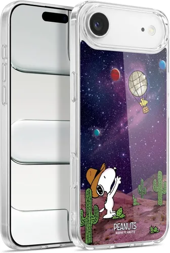 Miniatura 168 de Head Case Designs Funda de gel con licencia oficial de Peanuts Nebula Cactus Needles Snoopy Space Cowboy [protección de grado militar] compatible