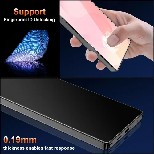 Miniatura 4 de [Paquete de 2+2] Protector de pantalla de privacidad mate de 4 vías de 360° para Samsung Galaxy S20 con protector de lente de cámara, compatible