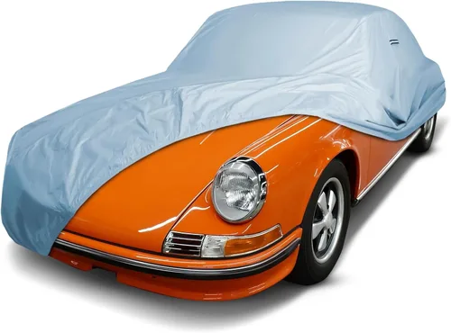 Miniatura 25 de iCarCover Funda Premium para Automóvil para Porsche 356B, 356C de 1960-1965, Resistente al Agua para Todo Tipo de Clima, Ajuste Personalizado