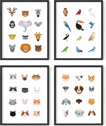 Miniatura 8 de Haus and Hues - Impresiones artísticas de unicornio, juego de 4 pinturas para decoración de pared y pop, póster para habitaciones de adolescentes