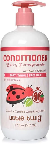 Miniatura 10 de Acondicionador Desenredante Little twig totalmente natural, hipoalergénico con un mezcla de mandarina, limón, y Romero Orgánico, Feliz aroma a