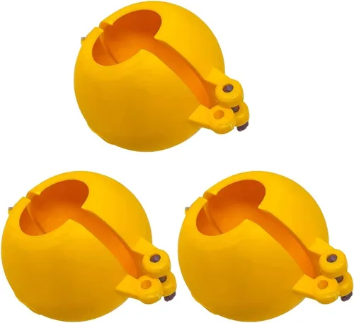 Miniatura 10 de Prasad - Cuchara de barro, molde de plástico para herramientas de cocina, cuchara de molde, color amarillo (paquete de 2)