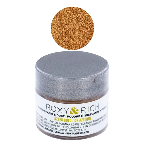 Miniatura 4 de Roxy & Rich Hybrid Sparkle Powder - Colorante para alimentos, 0.09 onzas (0.09 oz), color rosa amatista
