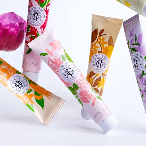 Miniatura 5 de ROGER & GALLET Crema de manos y uñas, hidratante para piel seca y cutículas con manteca de karité y aceite de almendras, fórmula no grasa
