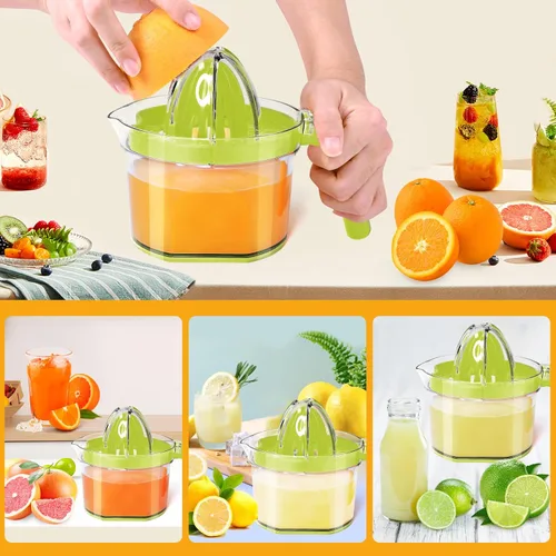 Miniatura 3 de Exprimidor de limón, exprimidor de manos de cítricos multifuncional, exprimidor de limón y lima con mango de agarre cómodo desmontable, capacidad