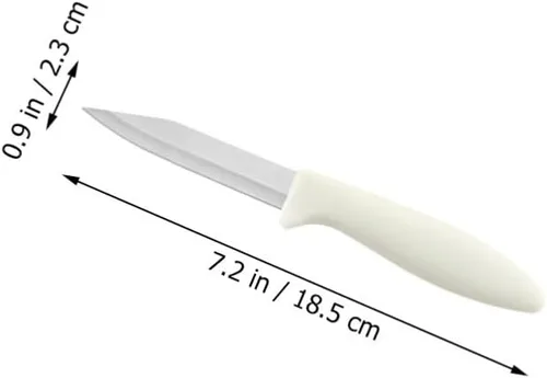 Miniatura 6 de Juego de cuchillos de cocina de acero inoxidable con cuchillas de bloque: para cortar carne, pelador de carne para rebanar, pelar frutas, verduras