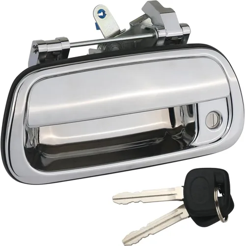Osompar Manija Exterior de Portón Trasero con Cilindro de Cerradura con Llave Compatible con Toyota Tundra 2000-2006 Reemplaza 69090-0C010
