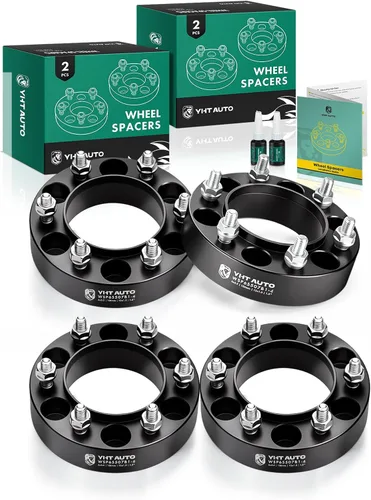Miniatura 17 de YHTAUTO 6x5.5 Separadores de ruedas centrados en el cubo 1.25 pulgadas se ajustan a Toyota Tacoma Tundra 4Runner FJ Cruiser, modelos Lexus