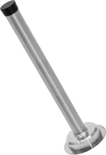 Miniatura 6 de 1 tope de puerta de 8 pulgadas, tapón de puerta largo autoadhesivo de acero inoxidable, amortiguador de sonido, tope de puerta de tornillo
