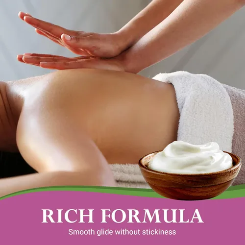 Miniatura 3 de Lotus Touch Loción de masaje hidratante rica - Aceites de jojoba y coco 100% puros más extractos de hierbas - Sin perfume - Max Glide, rica