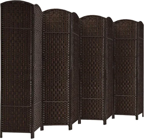 Miniatura 8 de Rose Home Fashion - Divisor de habitación, divisores de habitación de 6 pies de alto y pantallas de privacidad plegables, pantalla de privacidad