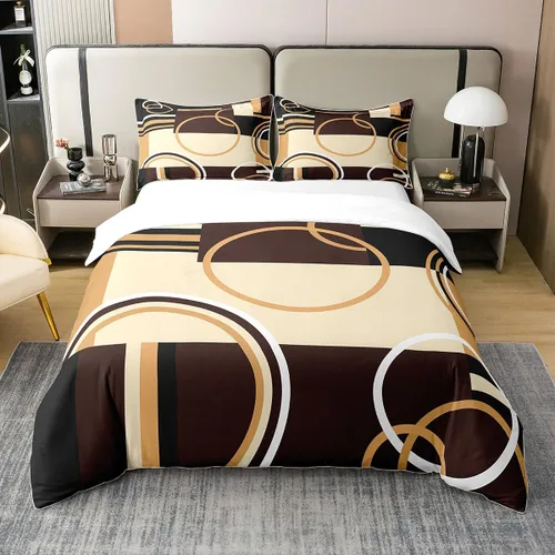 Miniatura 17 de Erosebridal Bohemian 100% Natural Cotton Duvet Cover Twin Country Southwestern Bedding Set Boho Aztec Arrows Diamond Comforter Cover Black Gray