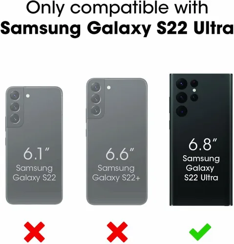 Miniatura 5 de OtterBox Symmetry Series Clear Series - Carcasa para Galaxy S22 Ultra - Transparente