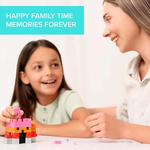 Miniatura 6 de PIXIO Sweet - Bloques magnéticos pequeños de construcción en estilo de arte de píxeles con aplicación gratuita - Cubos de plástico de 5/16" con 6