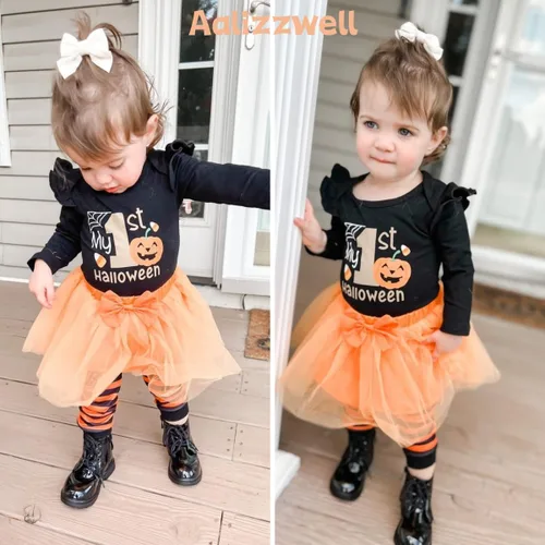 Miniatura 3 de Aalizzwell Falda para bebé recién nacida, traje de Halloween