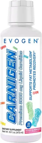 Miniatura 6 de Evogen Carnigen Premium L Carnitine Liquid – Suplemento L Carnitina 3000 Suplemento de carnitina L para el metabolismo y recuperación de la grasa