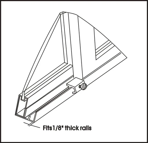 Miniatura 4 de QCAA Cerradura de Seguridad para Ventana Corredera Única Pequeña, Aluminio, Revestimiento Negro, Paquete de 4, Fabricado en Taiwán