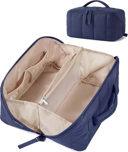Miniatura 26 de BAGSMART Bolsa de Maquillaje Acolchada 24-A-Rosa