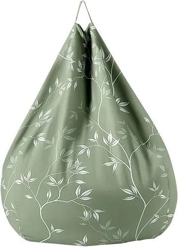 Miniatura 2 de Morbuy Funda para silla puff para niños y adultos (sin relleno), funda suave para sofá cama, lavable, de gran tamaño, para sala de estar