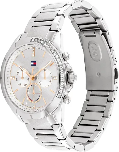 Miniatura 6 de Tommy Hilfiger Reloj deportivo para mujer – Reloj de pulsera multifunción de acero inoxidable – Resistente al agua hasta 5 ATM/164.0 ft – Reloj