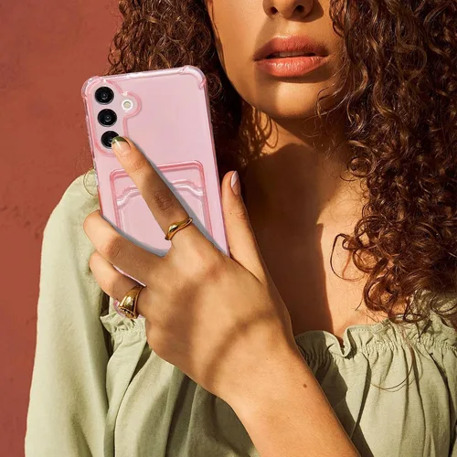 Miniatura 102 de Tuokiou Funda para Samsung Galaxy A14 5G, Fundas Protectoras Transparentes con Ranura para Tarjetas, Funda Cartera de TPU Suave Ajustada Resistente