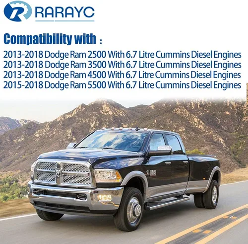 Miniatura 2 de Juego de separadores de agua con filtro de combustible 6.7L Cummins Diesel Reemplazo para Dodge Ram 2500 3500 4500 5500 2013-2018 Reemplaza#