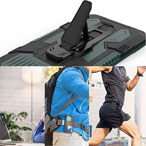 Miniatura 6 de Funda para Xiaomi Redmi Note 9s/9 Pro, con [2 unidades] Protector de pantalla de vidrio templado de grado militar híbrido de alta resistencia