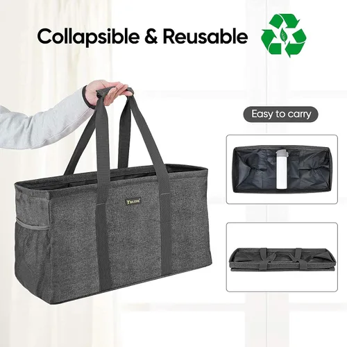 Miniatura 9 de Bolsa de mano con marco + bolsa grande de utilidad