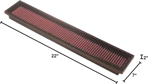 Miniatura 11 de K&N Filtro de aire del motor: Aumenta la potencia y la aceleración, lavable, Premium, Filtro de aire de repuesto para automóvil: compatible