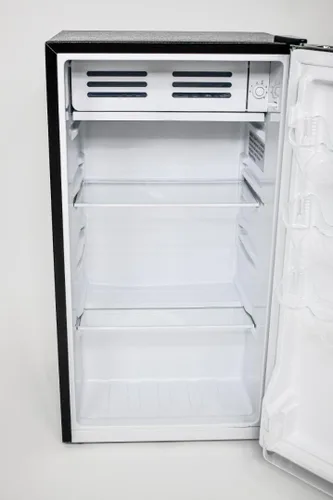 Miniatura 6 de Frigidaire Mini refrigerador retro, ahorro de energía, control de termostato ajustable, 3.1 pies cúbicos, negro-oro rosa