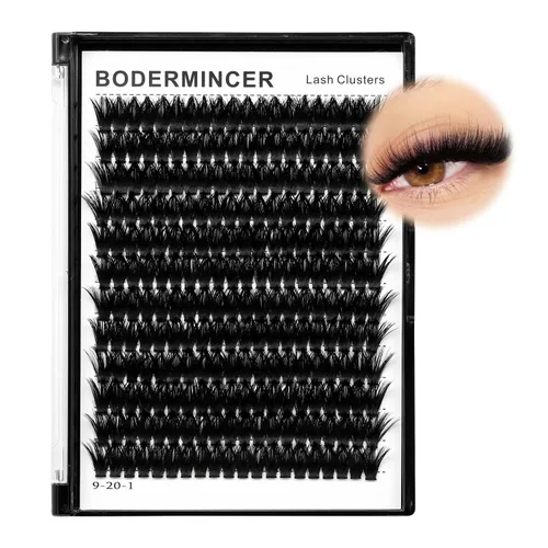 Miniatura 3 de Bodermincer 7D/10D/20D/30D/40D/50D/60D/80D/100D Rizo D, 240 unidades, extensiones de pestañas postizas, individuales y en racimo, pestañas falsas