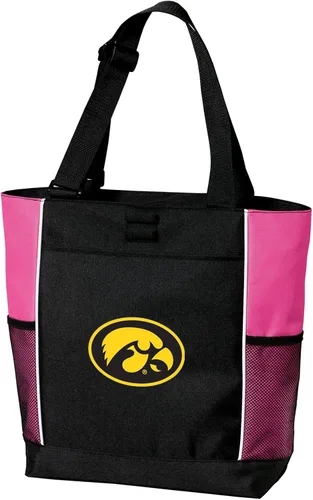 Miniatura 6 de Iowa Hawkeyes Tote Bags University of Iowa Totes Beach Pool Or Travel Hawkeyes Logo, 600D Polyester Canvas, Adjustable Web Handles, Front Pocket
