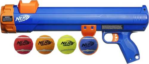Miniatura 7 de Nerf Dog Lanzador de pelotas de tenis para perros, juguete para perros