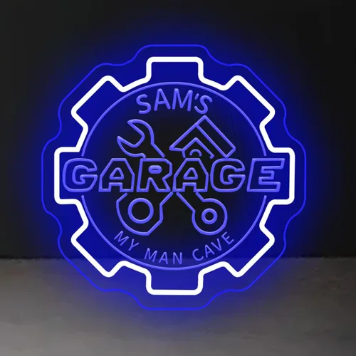 Miniatura 17 de Letreros de neón personalizados para bar y parrilla para decoración de pared, nombre personalizado, fecha, texto, hogar, bar, letrero con luz LED