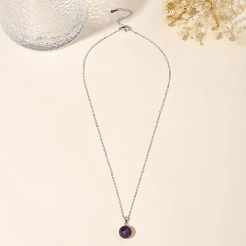 Miniatura 8 de Collar de jade natural para mujer, de plata de ley, ajustable, hecho a mano, con dije de jade verde, collar de cristal curativo, regalo de buena