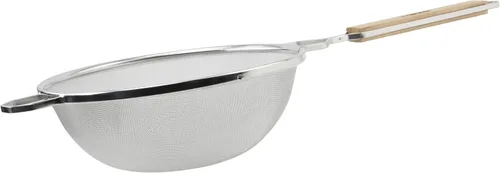 Winco Colador de malla simple de 10-1/4", fino, lata