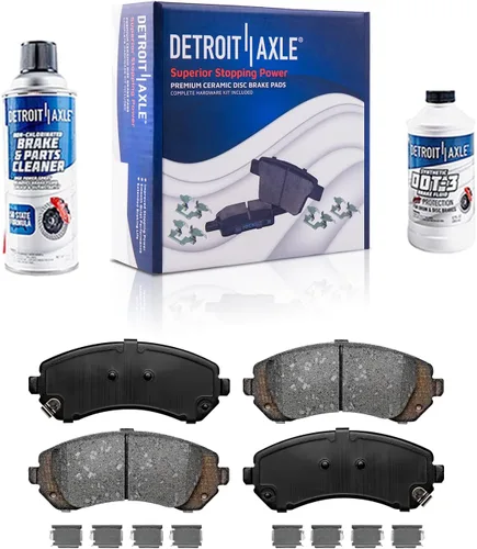 Miniatura 150 de Detroit Axle - Pastillas de Freno Delantero para Nissan Altima Maxima Sentra 350Z Cube Juke Versa INFINITI G20 G35 I30 I35 Suzuki SX4, Pastillas