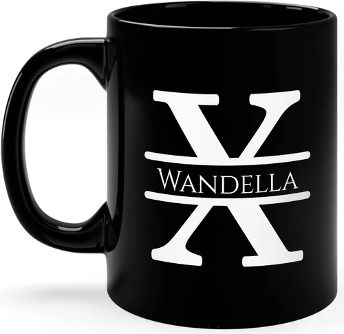 Miniatura 8 de Taza de café personalizada con monograma, letra inicial A personalizada para mujeres, hombres, niñas, niños, papás, mamás amigos, taza de café