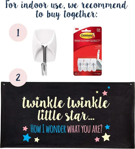 Miniatura 3 de Bolsa de caída de globos para revelación de género Twinkle, Twinkle Little Star