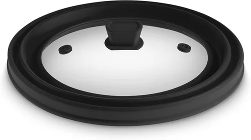 Miniatura 3 de Godinger Cubierta para salpicaduras de microondas, cubierta de microondas para alimentos, tapa de placa plegable con mango de fácil agarre, vidrio