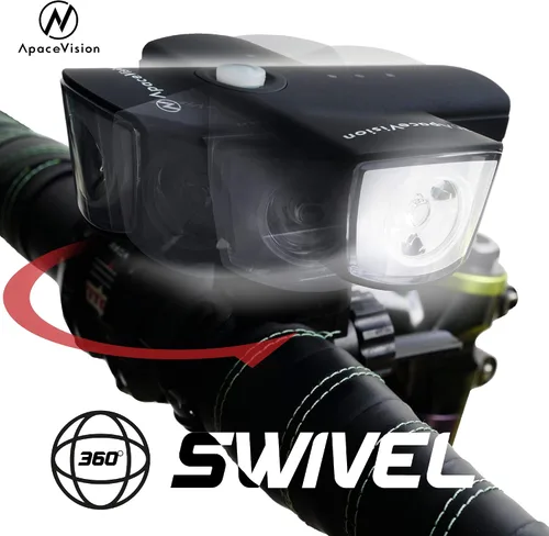 Miniatura 8 de XPRO-LUME - Luces de bicicleta recargables por USB, potentes 500 lúmenes, luz delantera de bicicleta - Super brillante IPX5 impermeable MTB Road